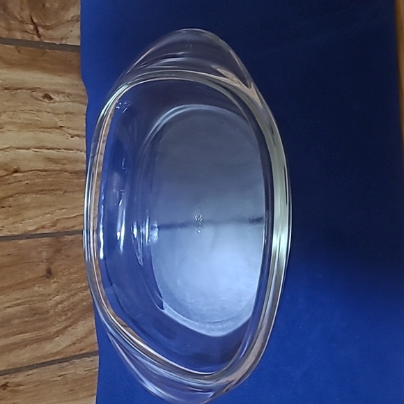 Termocrisa Dynaware Milk Glass Brown Daisy Flower Casserole Dish with Glass Lid - Picture 4 of 5